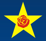 The symbol of the Social Democratic Union of Macedonia